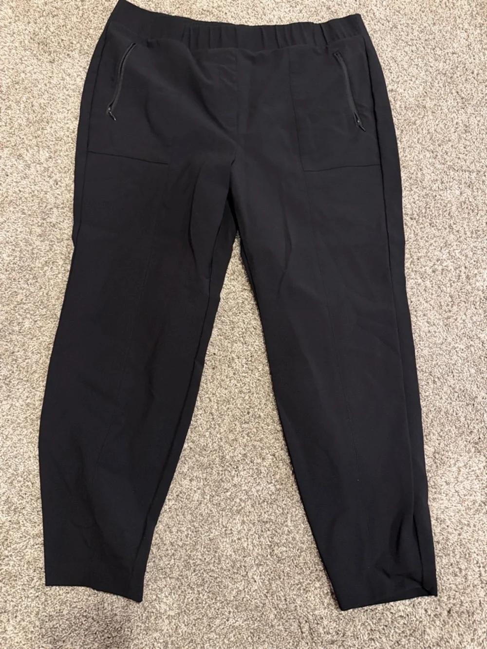 Lane Bryant Black Elastic Waist Pants